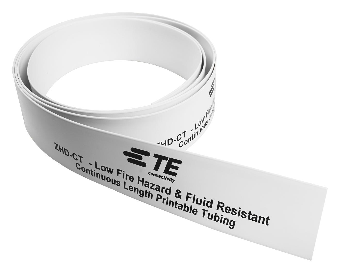 EL8118-000 HEAT-SHRINK TUBING, 2:1, 25.4MM, WHITE TE CONNECTIVITY
