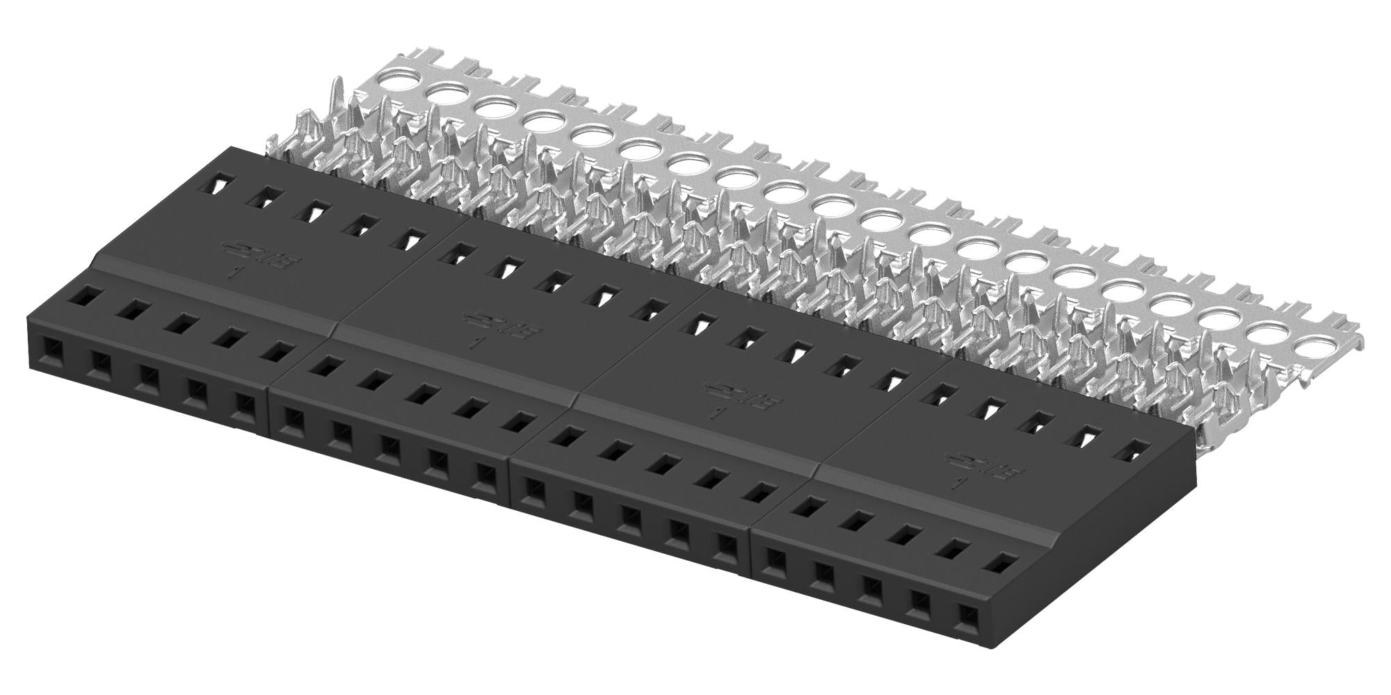 2317206-5 CONNECTOR, RCPT, 5POS, 1ROW, IDC TE CONNECTIVITY