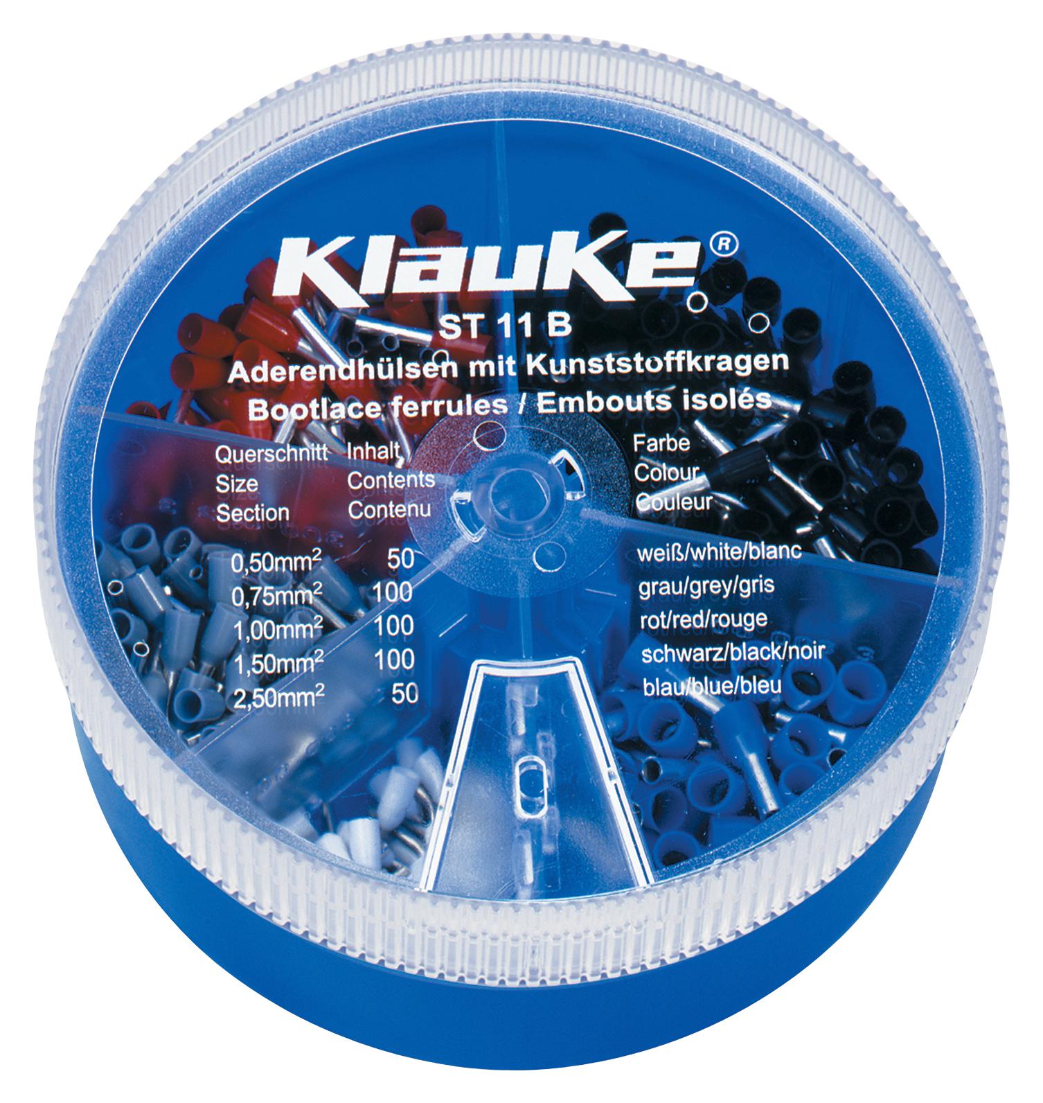ST11B CABLE FERRULE, ASSORTMENT GUSTAV KLAUKE