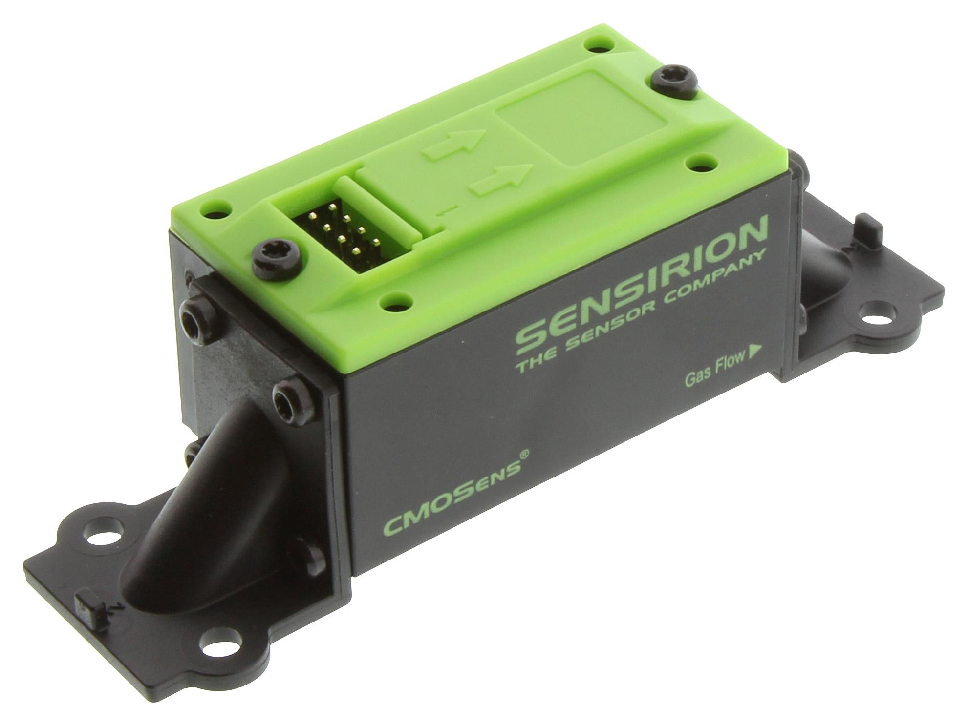 SFM4100-O2 DOWNMOUNT AIR FLOW SENSOR, 20LPM, 6BAR, 9VDC SENSIRION