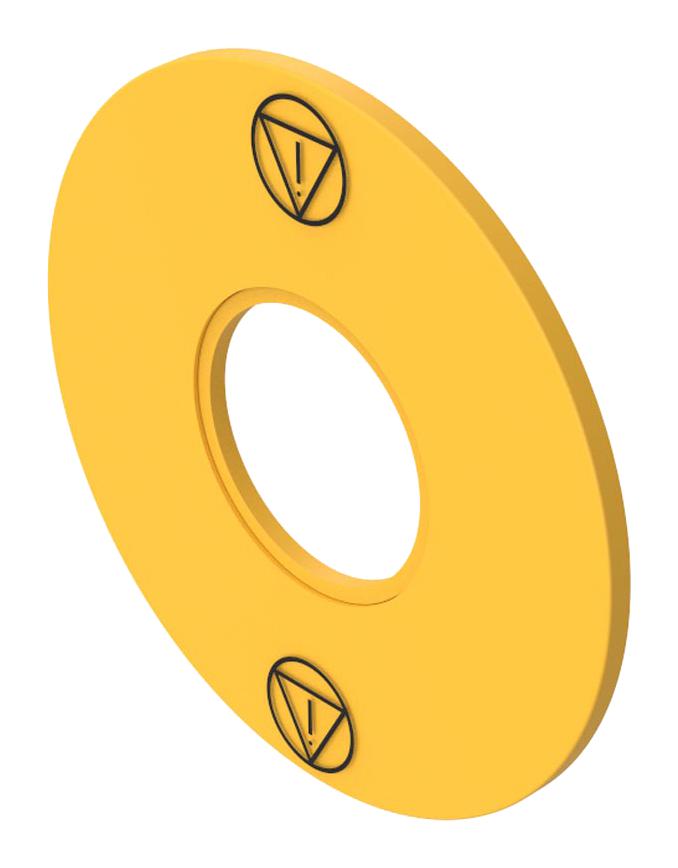 61-9970.9 LEGEND PLATE, YELLOW, PLASTIC, 43X1.7MM EAO