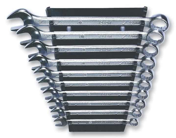 T4343M/10ST COMBINATION SPANNER SET CK TOOLS