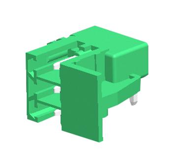 EU0310000000G TERMINAL BLOCK, R/A HEADER, 3WAY, TH AMPHENOL ANYTEK