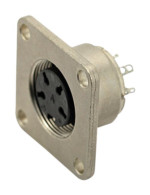 C09131T0061002 CIRCULAR CONN, RCPT, 6POS, PANEL AMPHENOL SINE/TUCHEL