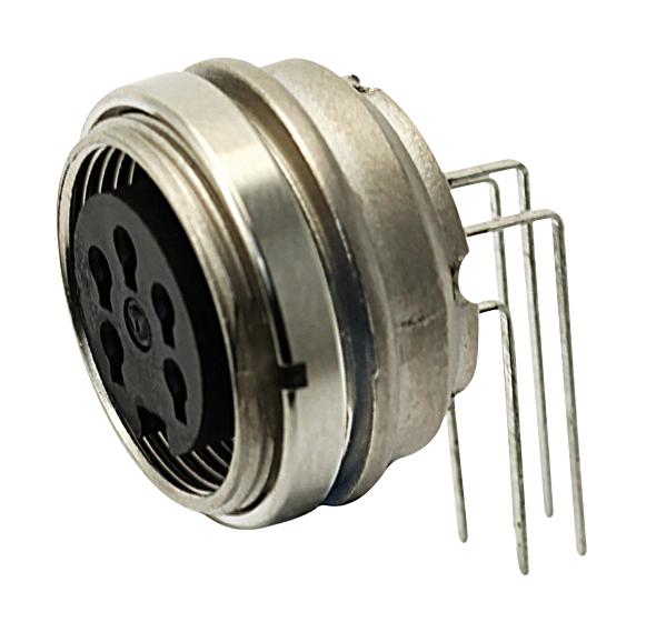 T3403902 CIRCULAR CONN, R/A RCPT, 6POS, PANEL AMPHENOL SINE/TUCHEL