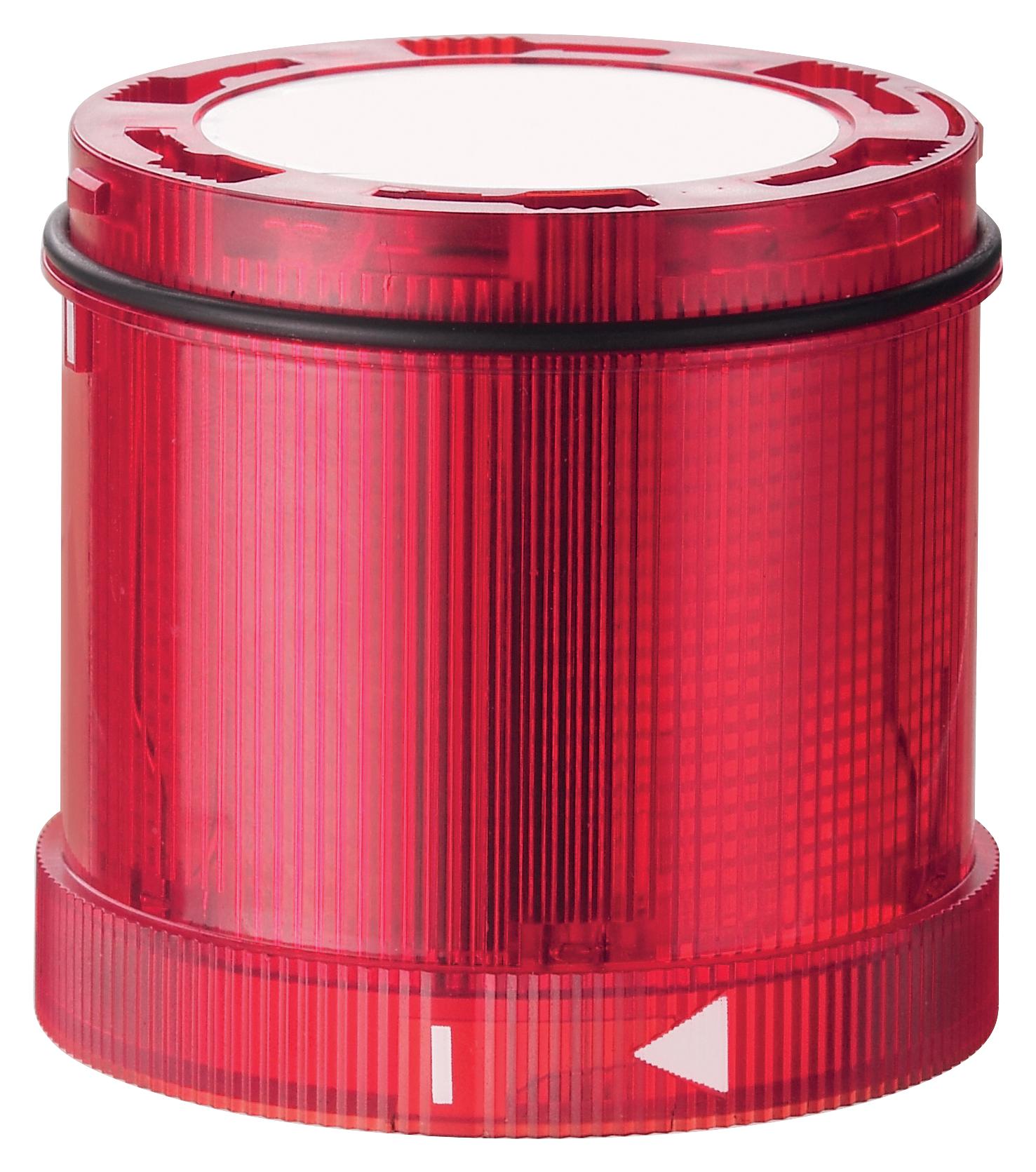 64711075 SIGNAL TOWER, TWINLIGHT, RED, 24V, 70MM WERMA