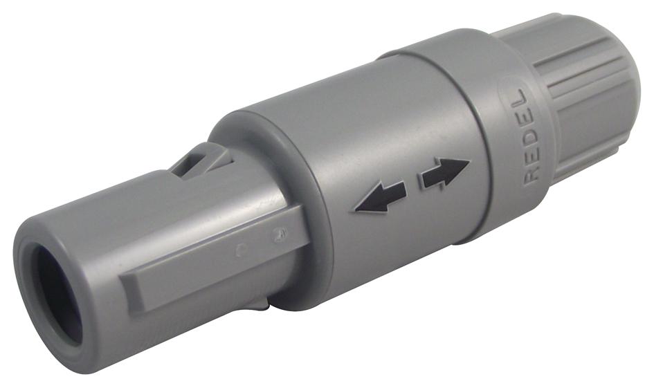 PAG.M0.2GL.AC39G PLUG, 3MM, GREY, 2WAY REDEL