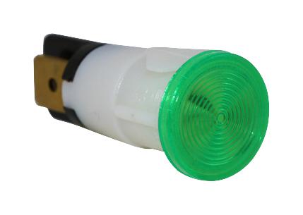 MP008576 NEON INDICATOR, GREEN, 13MM, DOME, 250V MULTICOMP PRO