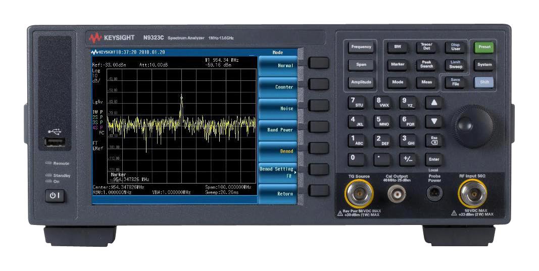 N9323C SPECTRUM ANALYSERS, 1MHZ TO 13.6GHZ KEYSIGHT TECHNOLOGIES
