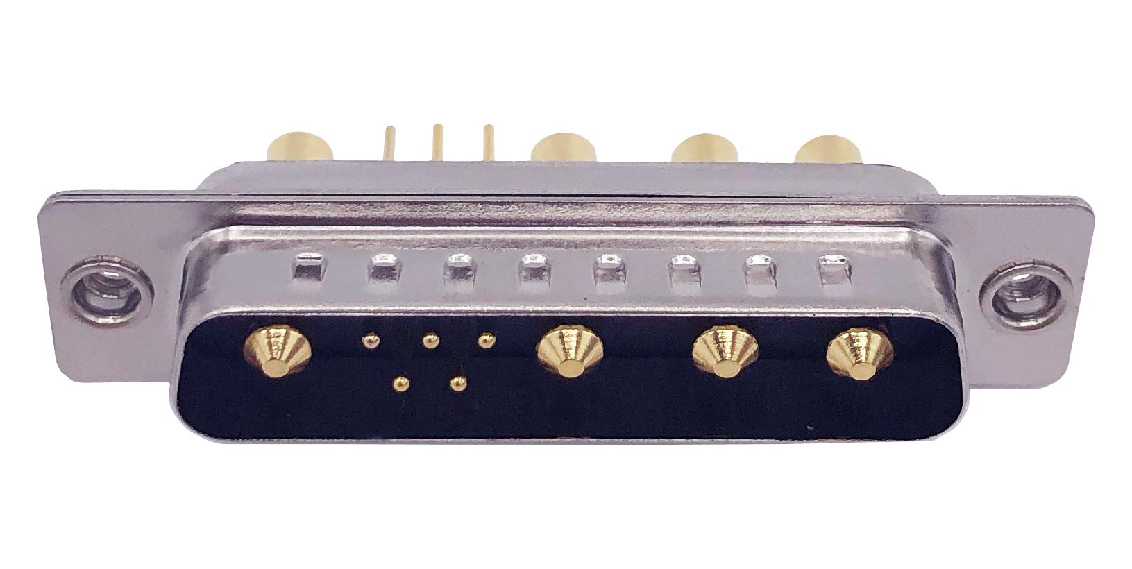 681M9W4103L141 COMBO D-SUB CONN, PLUG, DB-9W4, TH NORCOMP