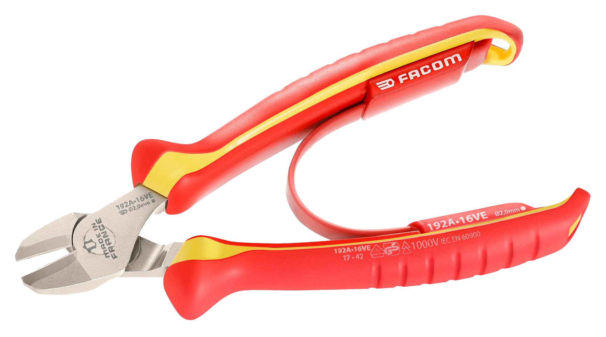 192A.16VE DIAGONAL CUTTER, 2MM, 160MM FACOM