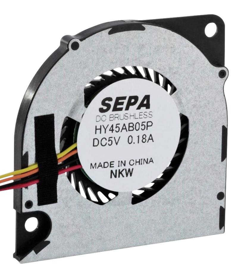 HY45AB05PSE26AP00 FAN BLOWER, 45MM, 5VDC, 31DBA SEPA