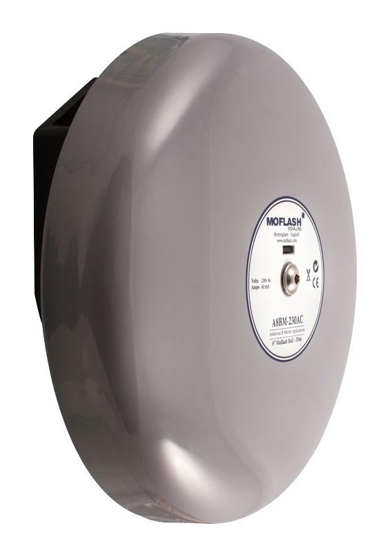 A8BM-230AC BELL, 106DBA, 230VAC, 93MM MOFLASH SIGNALLING
