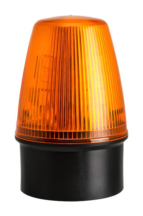 LED100-02-01 BEACON, AMBER, CONTINUOUS/FLASHING, 30V MOFLASH SIGNALLING