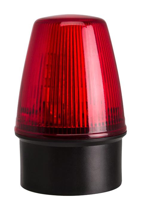 LED100-02-02 BEACON, RED, CONTINUOUS/FLASHING, 30V MOFLASH SIGNALLING