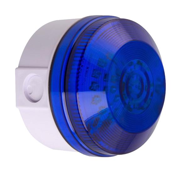 LED195-02WH-03 BEACON, BLUE, CONTINUOUS/FLASHING, 30V MOFLASH SIGNALLING