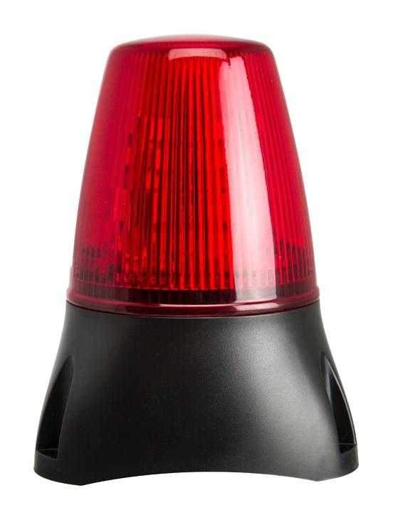 LEDA100-02-02 BEACON, RED, CONTINUOUS/FLASHING, 30V MOFLASH SIGNALLING