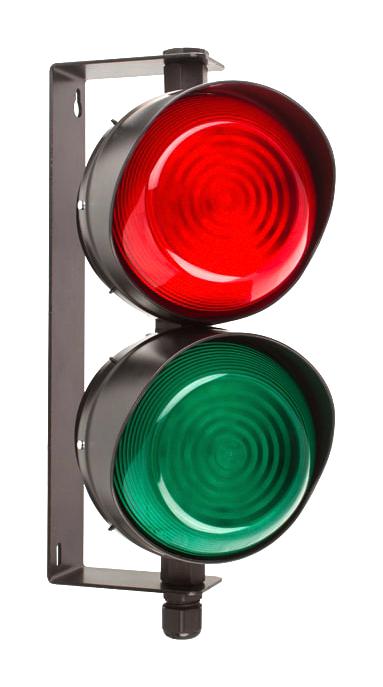 LED-TL-05-02-04 TRAFFIC LIGHT, RED/GREEN, CONTI, 280V MOFLASH SIGNALLING