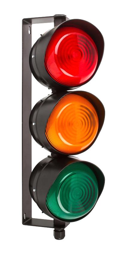 LED-TL-02-02-01-04 TRAFFIC LIGHT, RED/AMB/GRN, CONTI, 30V MOFLASH SIGNALLING