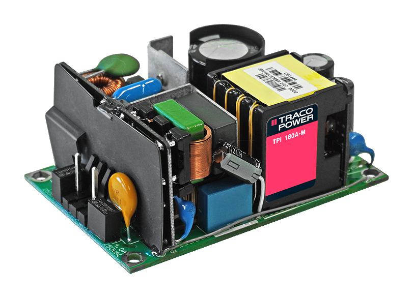 TPI 180-112A-M POWER SUPPLY, AC-DC, 12V, 15A TRACO POWER