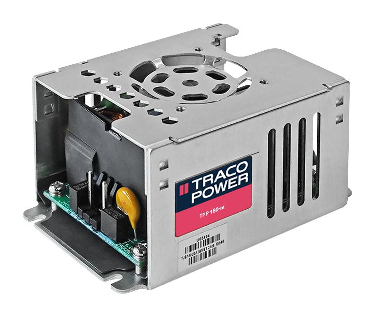 TPP 180-124-M POWER SUPPLY, AC-DC, 24V, 7.5A TRACO POWER