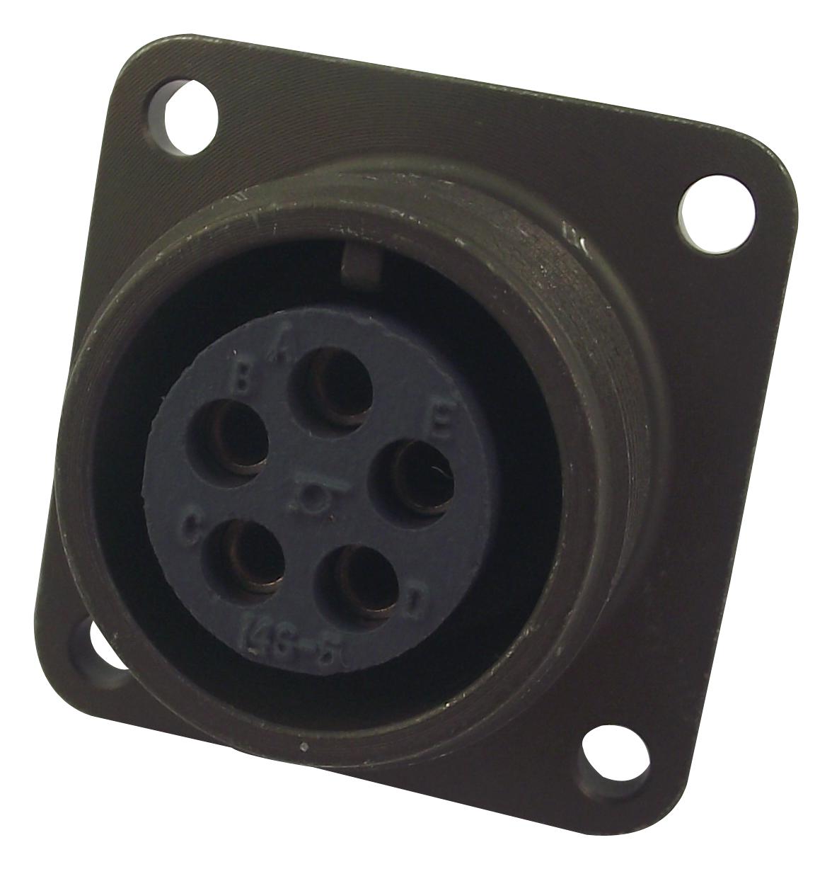 MS3102R14S-5S SOCKET, FIXED, 5WAY ITT CANNON
