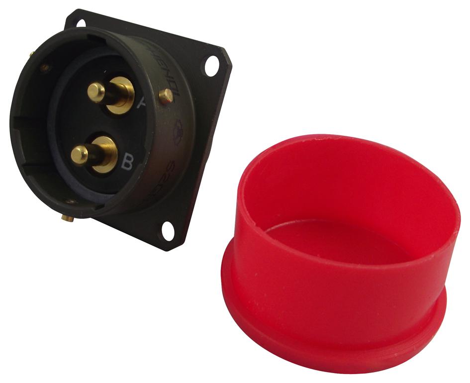 62GB-12E18-02PN PLUG, PANEL, HIGH POWER, 2WAY AMPHENOL LTD