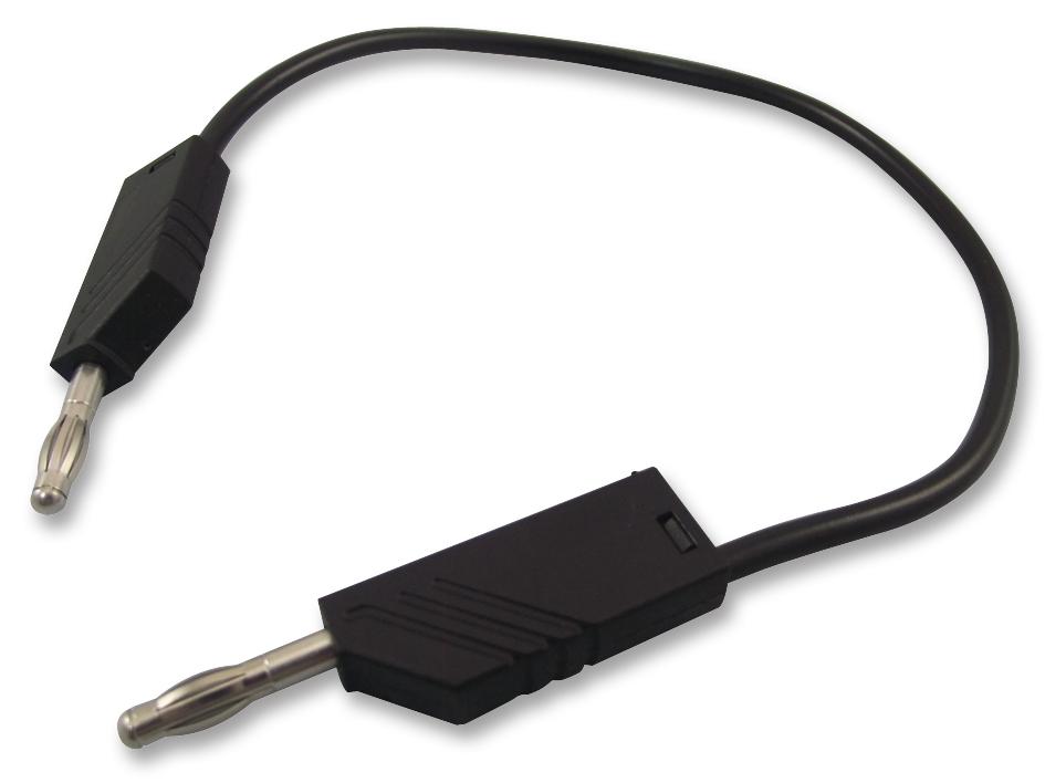 934059100 TEST LEAD, BLK, 250MM, 60V, 32A HIRSCHMANN TEST AND MEASUREMENT