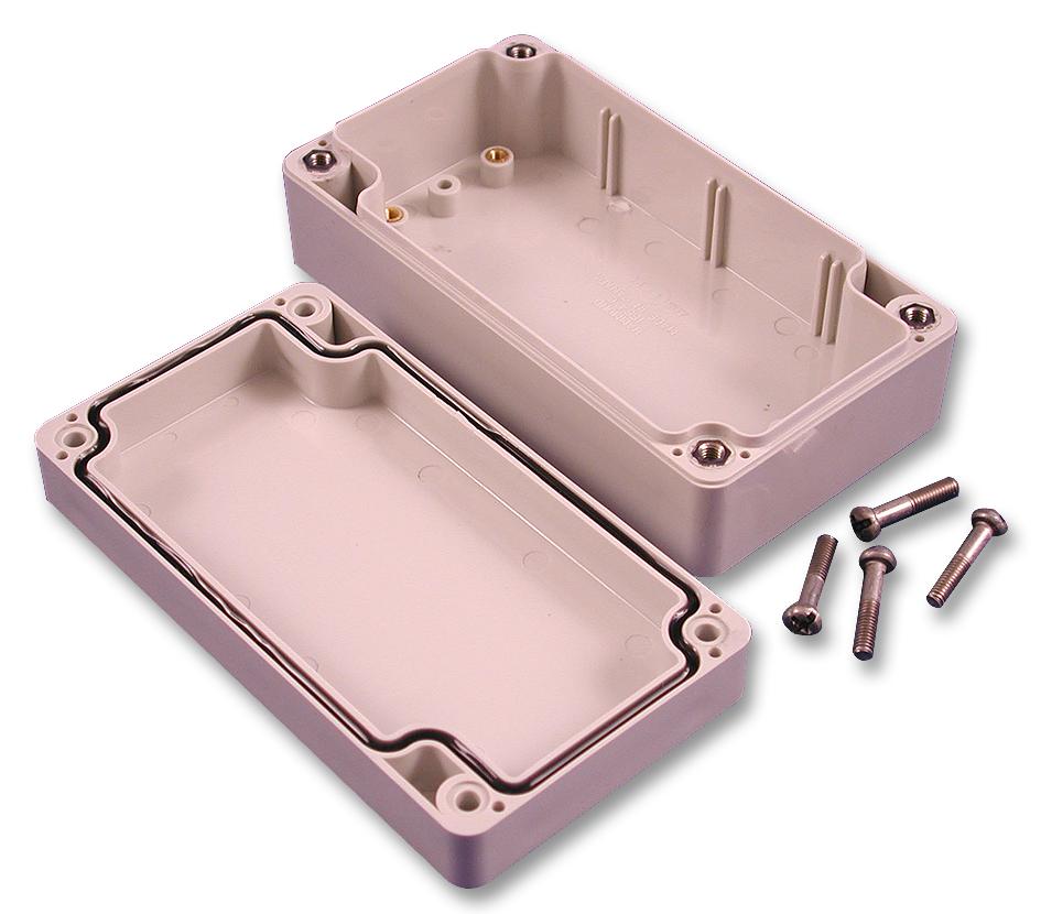 1554KGY ENCLOSURE, ABS, FLAT LID HAMMOND