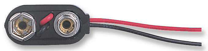 440006P CONNECTOR, BATTERY, PP3 TYP2, 150MM,PK10 MULTICOMP