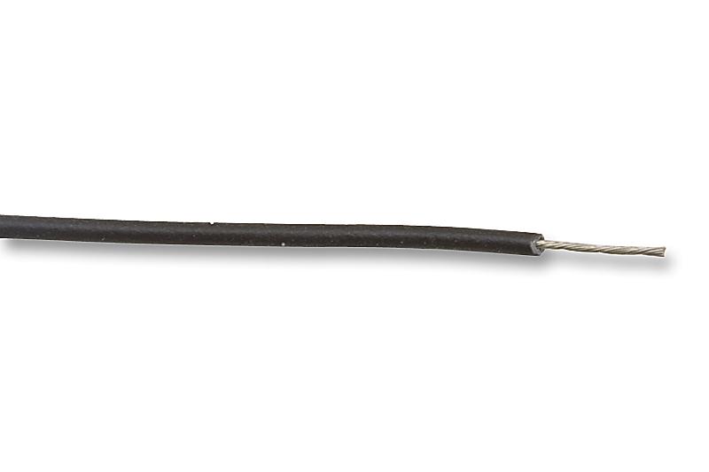 2844/19 BK001 HOOK-UP WIRE, 0.24MM2, BLACK, 305M ALPHA WIRE