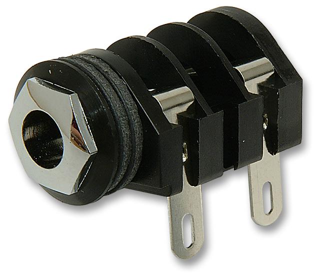 S4BNB SOCKET, 1/4" JACK, SWITCHED, 2POLE CLIFF ELECTRONIC COMPONENTS