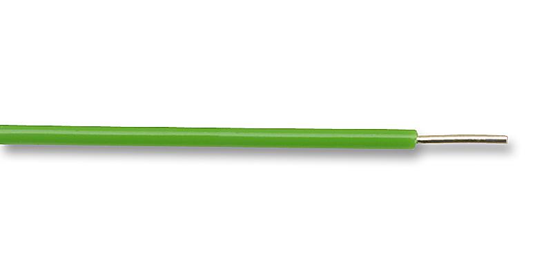SPC00440A005 25M WIRE, PTFE, A, GREEN, 1/0.4MM, 25M BRAND REX