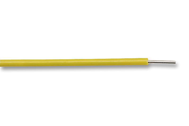 SPC00440A006 25M WIRE, PTFE, A, YELLOW, 1/0.4MM, 25M BRAND REX