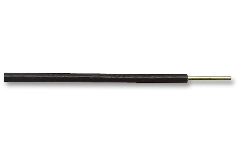 SPC00440A002 100M WIRE, PTFE, A, BLACK, 1/0.4MM, 100M BRAND REX