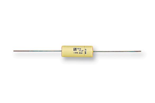 MKT1813510255G CAP, 1µF, 250V, 10%, PET, THROUGH HOLE VISHAY