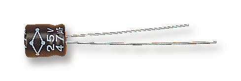 MCMR10V227M6.3X7 CAP, 220µF, 10V, 20% MULTICOMP PRO