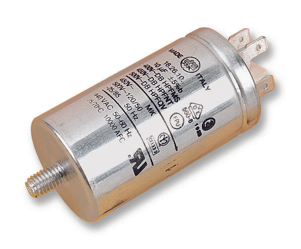 4.16.26.11.64 CAP, 12µF, 450VAC, 5%, PP, CAN, PANEL DUCATI