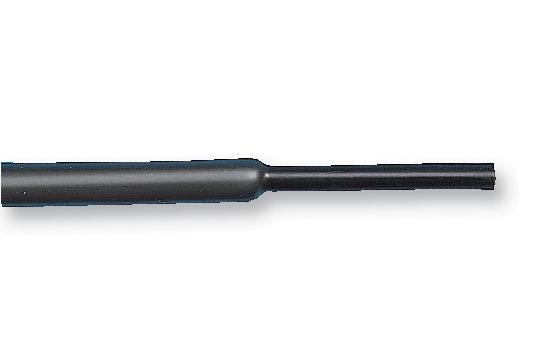 DR-25-1/4-0-SP HEAT SHRINK TUBING, 6.4MM, BLACK RAYCHEM - TE CONNECTIVITY