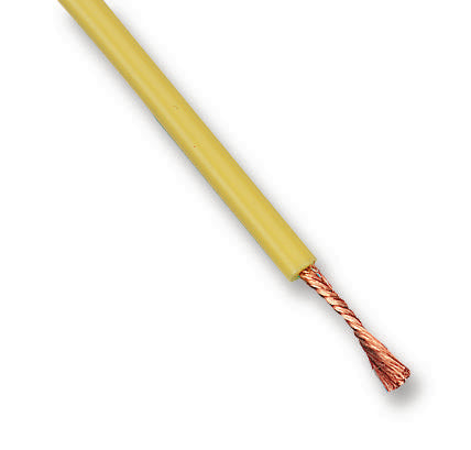 4510113 WIRE, H05V-K, YELLOW, 1MM, 100M LAPP KABEL