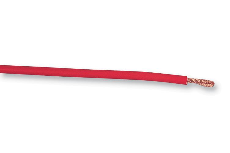 60.7033-22 RED 5M WIRE, EX.FLEX, PVC, RED, 5M STAUBLI