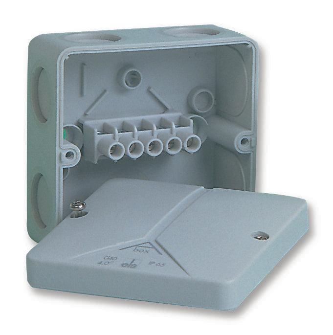 895-402 BOX, POLYSTYRENE, IP65, 80X80X52MM SPELSBERG