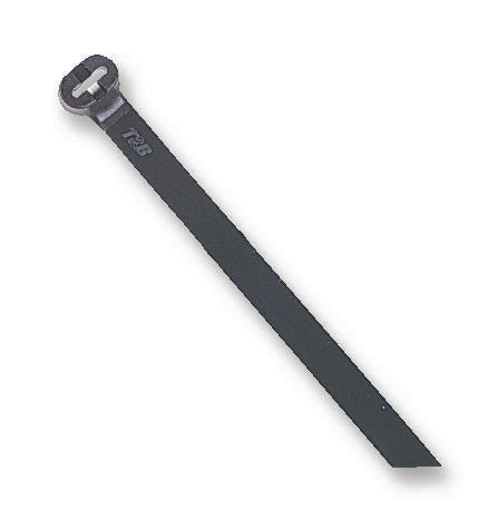 TY525MXR CABLE TIE, TY-RAP, BLK, 186MM PK100 ABB - THOMAS & BETTS