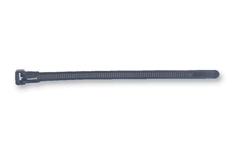 131-21010 CABLE TIE, BLACK, 100MM, PK100 HELLERMANNTYTON