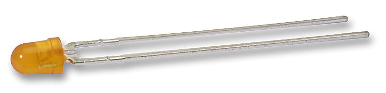 HLMP-1401 LED, 3MM, YELLOW, 2.2MCD, 585NM BROADCOM