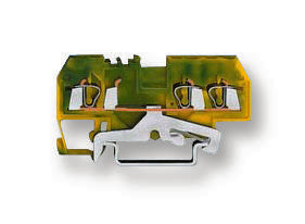 280-687 TERMINAL BLOCK, DIN RAIL, 3POS, 12AWG WAGO