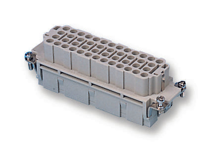 0932 010 3101 INSERT, FEMALE, HAN10EE, CRIMP HARTING