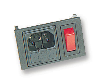 BZH01/Z0000/02 INLET, IEC, SWITCHED, RED BULGIN LIMITED