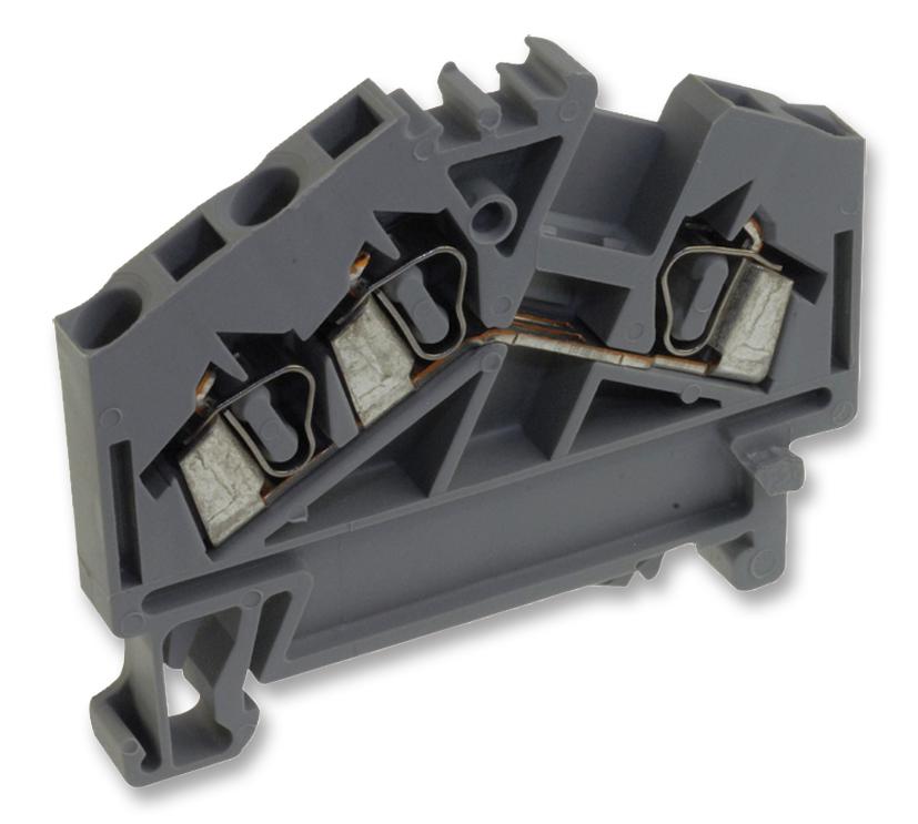 280-641 TERMINAL BLOCK, DIN RAIL, 3POS, 12AWG WAGO
