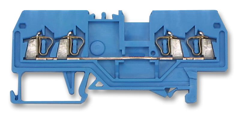 280-834 TERMINAL BLOCK, DIN RAIL, 4POS, 12AWG WAGO